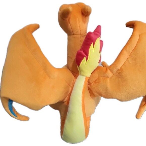 Jazwares WCT Pokemon Charizard 12" Plush Posable Wings Anime Video Games NWT - Picture 3 of 5